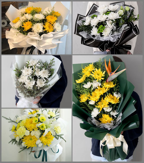 贵州毕节市黔西县锦星镇白事花束代送